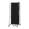 National Public Seating NPS Room Divider, 6' Height, 5 Sections, Black RDB6-5PT10 - alternate 4